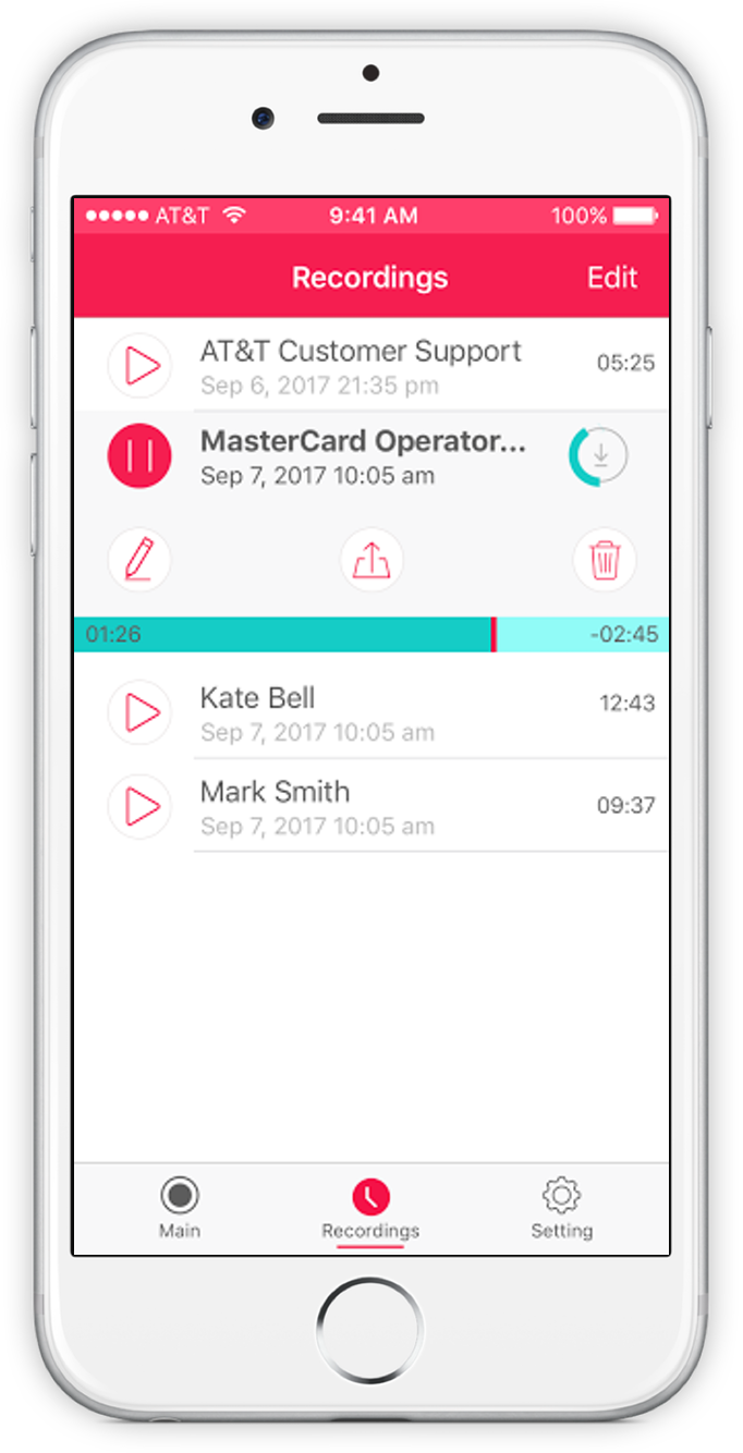 Screenshot of Super Call Recorder